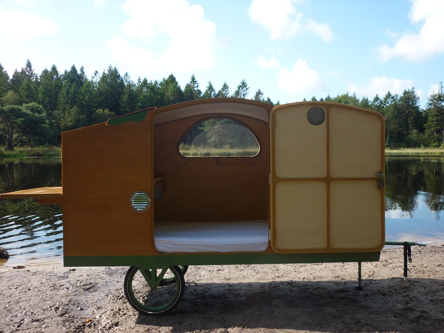 Fahrradwohnwagen / Fahrradkarawane Bicycle caravan