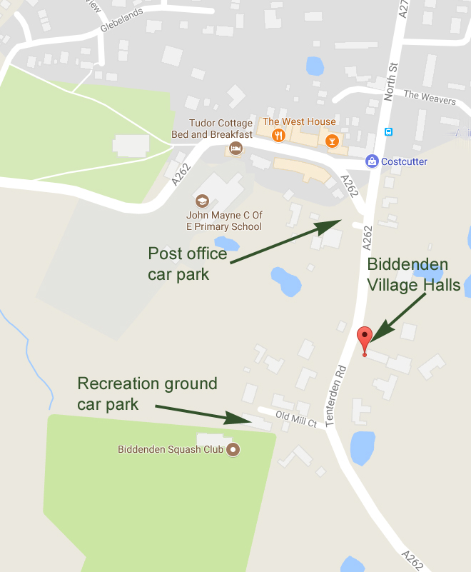 Location Biddenden Village Halls