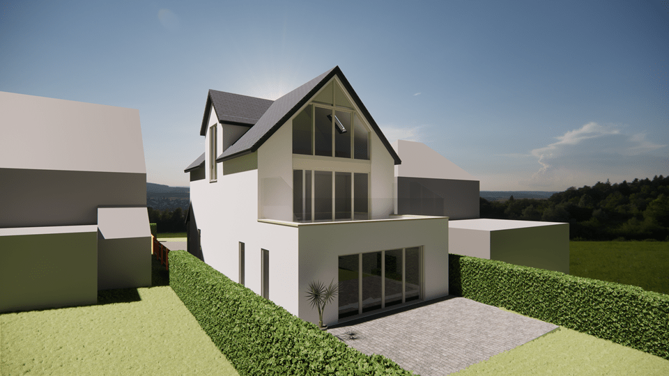 Replacement dwelling, Windmill Lane, Ashbourne, Bi Design Architecture