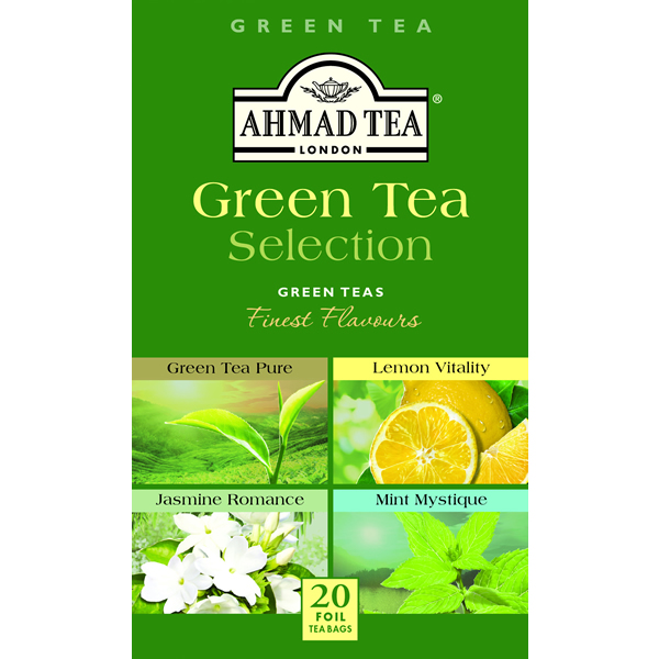 Ahmad Green Tea Selection 20 Sachets Bidmeshk