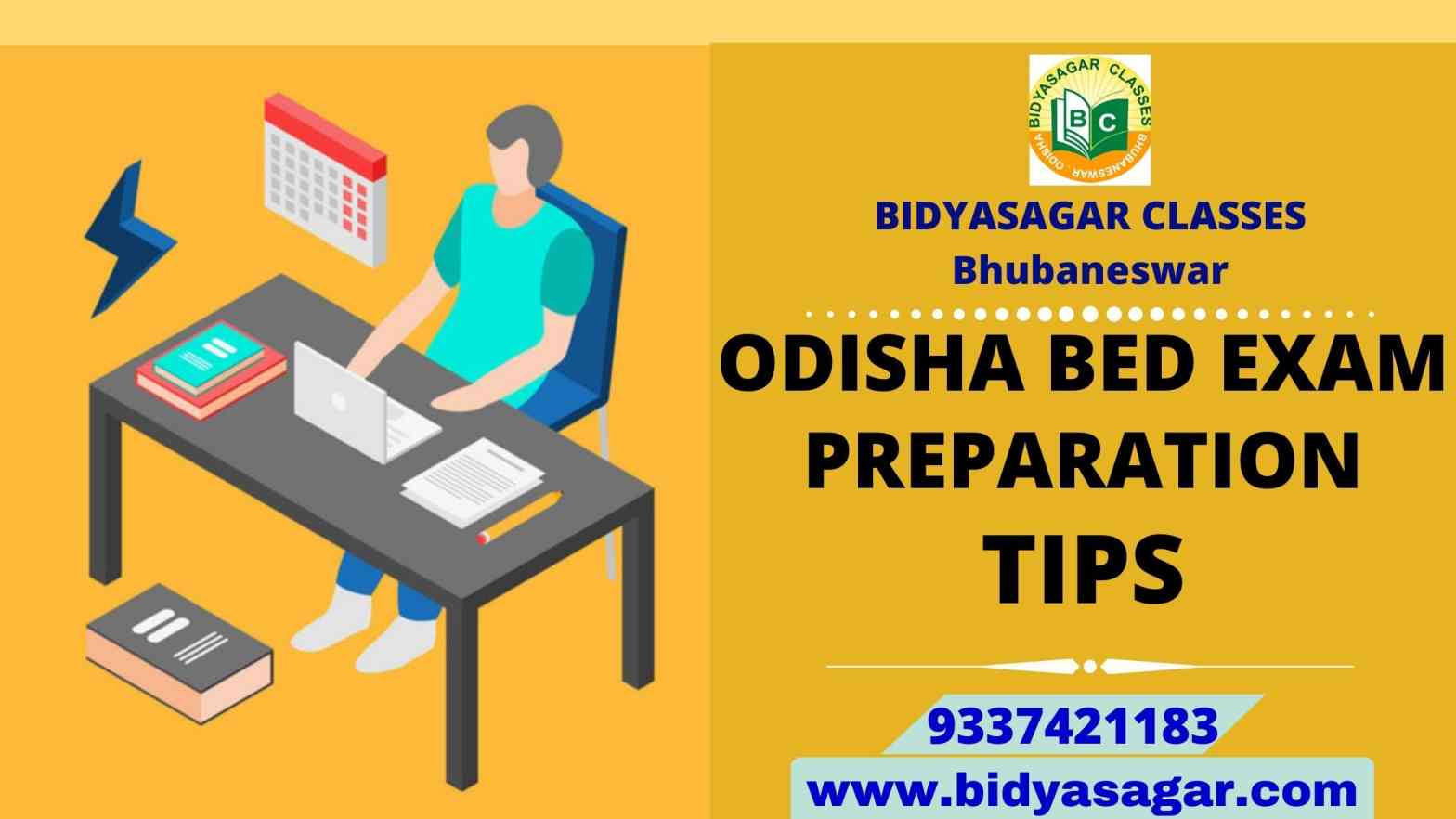 Odisha B.Ed Entrance 2022 Exam Preparation Tips BIDYASAGAR CLASSES
