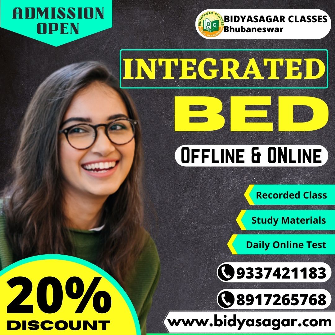 B.ED Entrance Offline and Online Coaching Course in Bhubaneswar