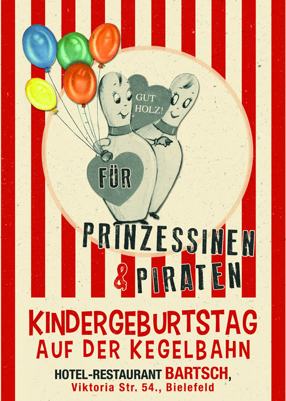 Kindergeburtstag auf der Kegelbahn Bieleburtstag Kindergeburtstag