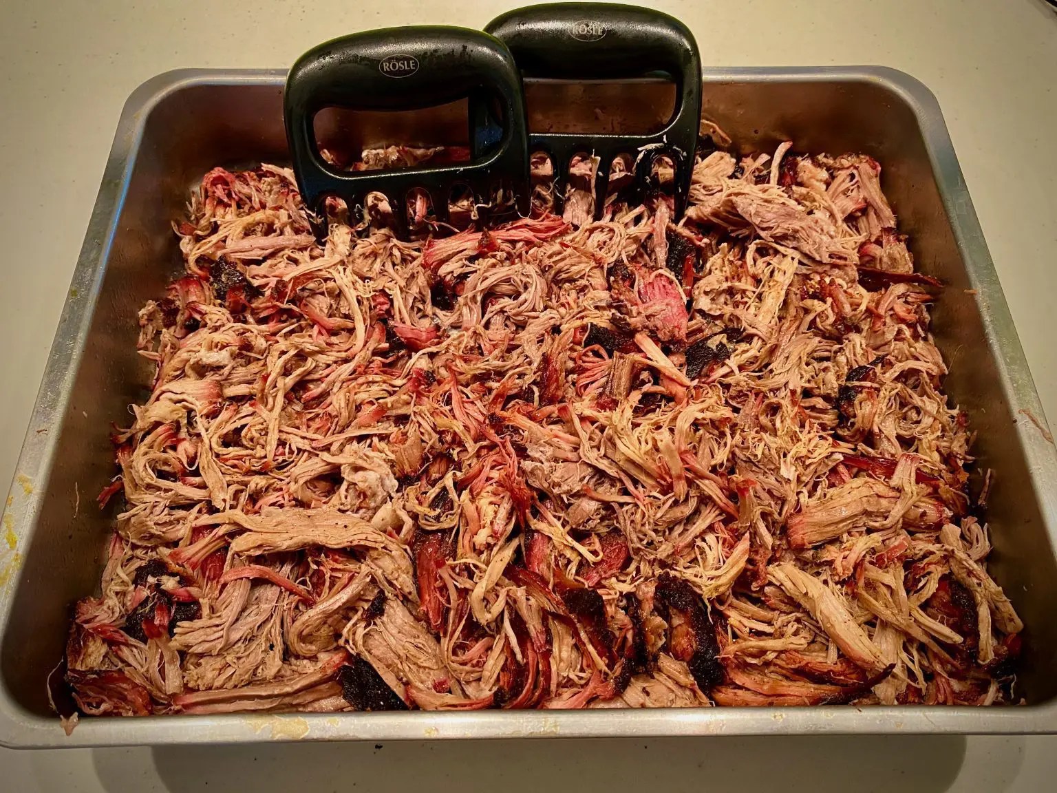 Pulled Pork im Pink Butcher Paper (Metzgerpapier) smoken Big J's BBQ