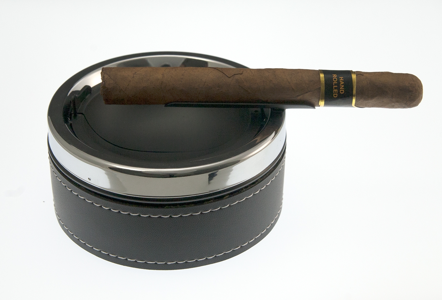Floating Ramp Cigar Ashtray Leather Decor Big Ashtray