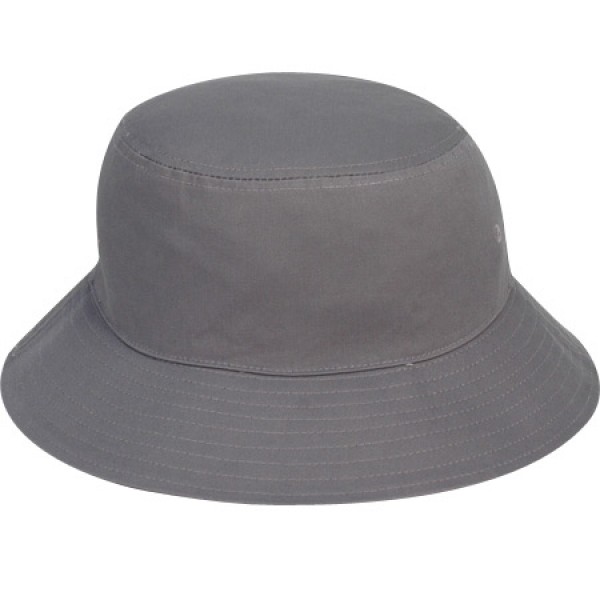 Big Size (6164cm) Grey Bucket Hat (Plain w/Elastic Sweatband)