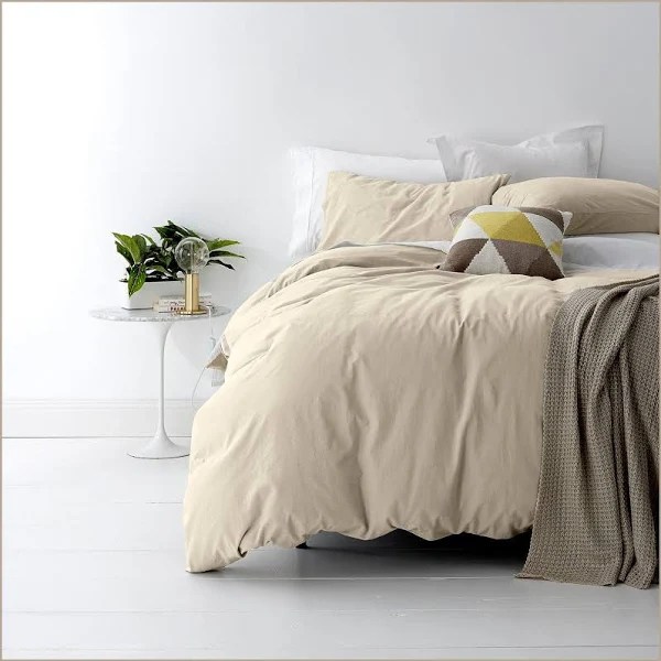 Odyssey Living Salisbury Sunwashed Comforter Set BIRCH Big Bedding Australia