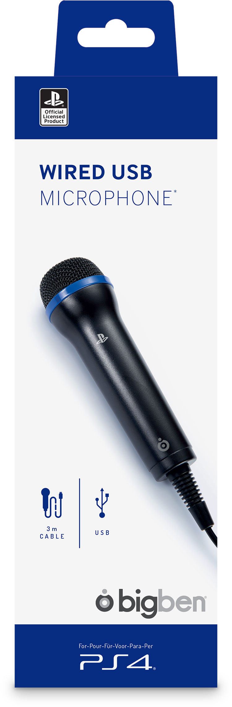 Wired USB microphone for PS4® PS4OFMICRO SONY Bigben Interactive Audio Bigben Audio