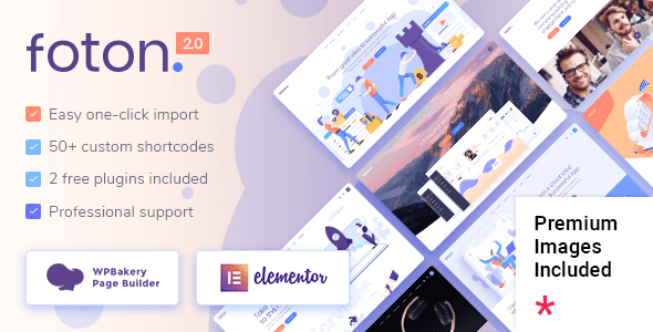 Foton – Software and App Landing Page WordPress Theme Foton – Software and App Landing Page WordPress Theme