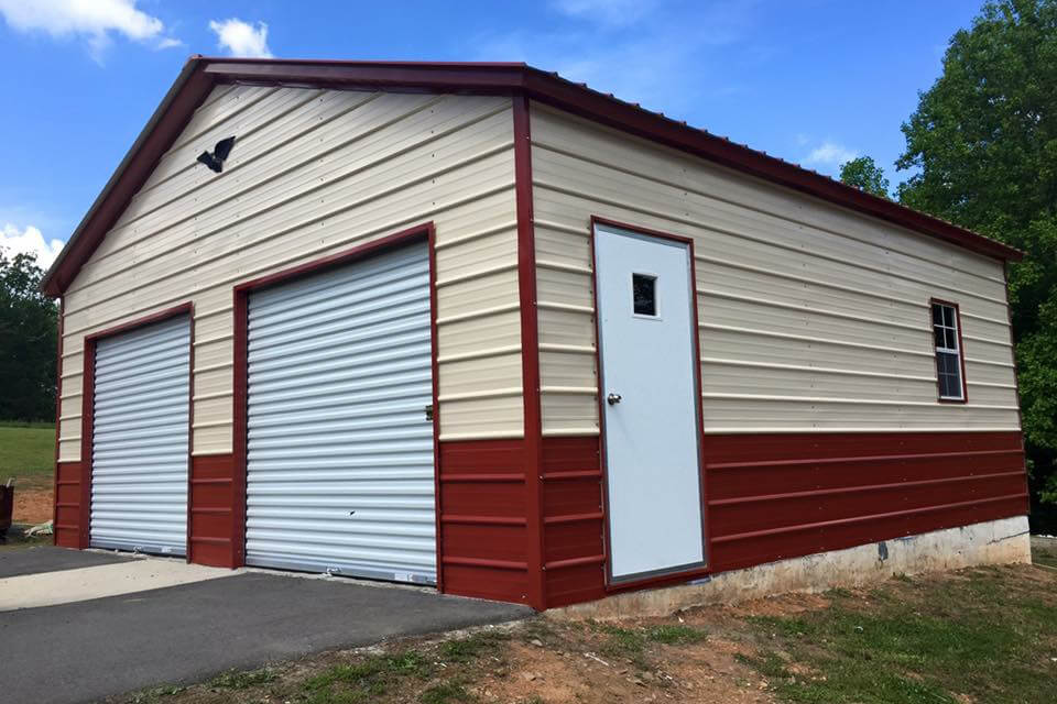 Breeze Small Steel Garage 24x20 Big Buildings Direct