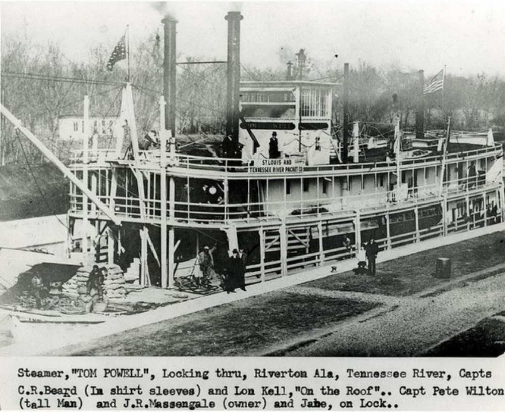 Colbert Shoals Canal and Riverton Lock page