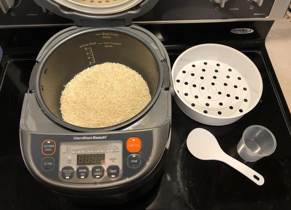 A Delicious Dinner made with the Hamilton Beach MultiFunction Rice Cooker