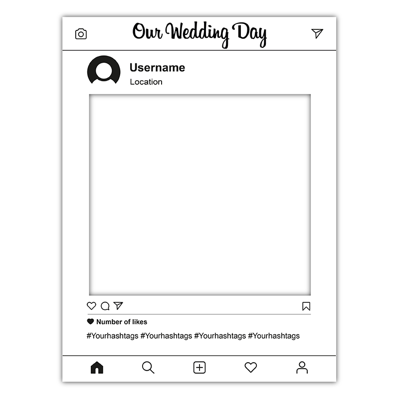 Instagram Frame Wedding