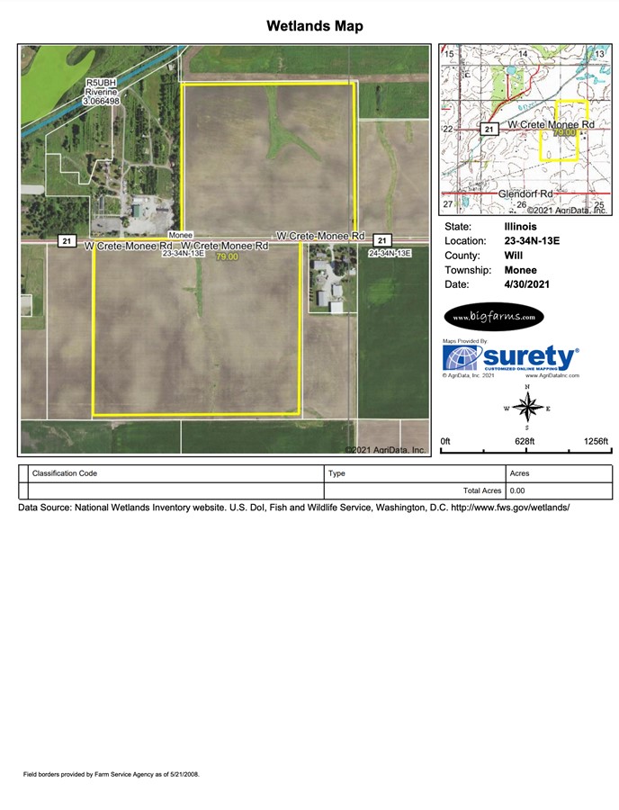 Property For Sale Monee IL Will County 79 Acre Monee Flora Meadows Farm