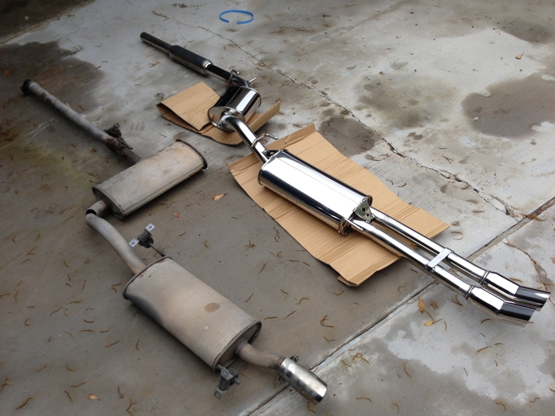 Neuspeed MK3 Jetta Exhaust on a MK3.5