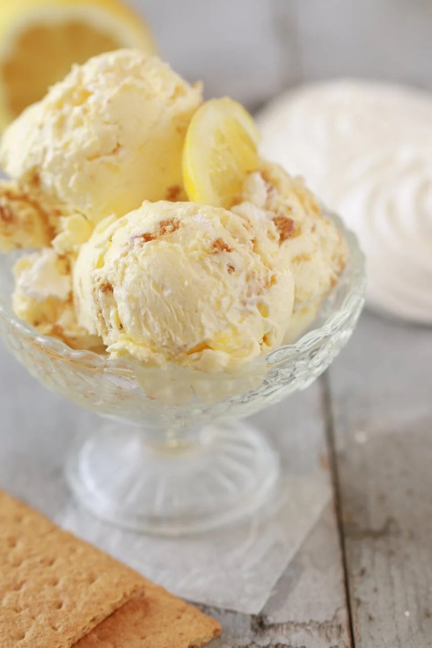 Lemon Meringue Pie Ice Cream (No Machine) Gemma’s Bigger Bolder Baking