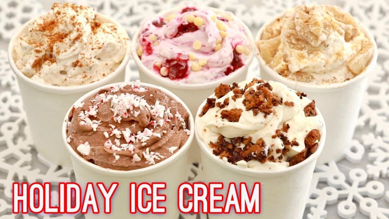 Get the recipe from delish. Holiday Ice Cream Flavors 2 Ingredient No Machine Ice Cream