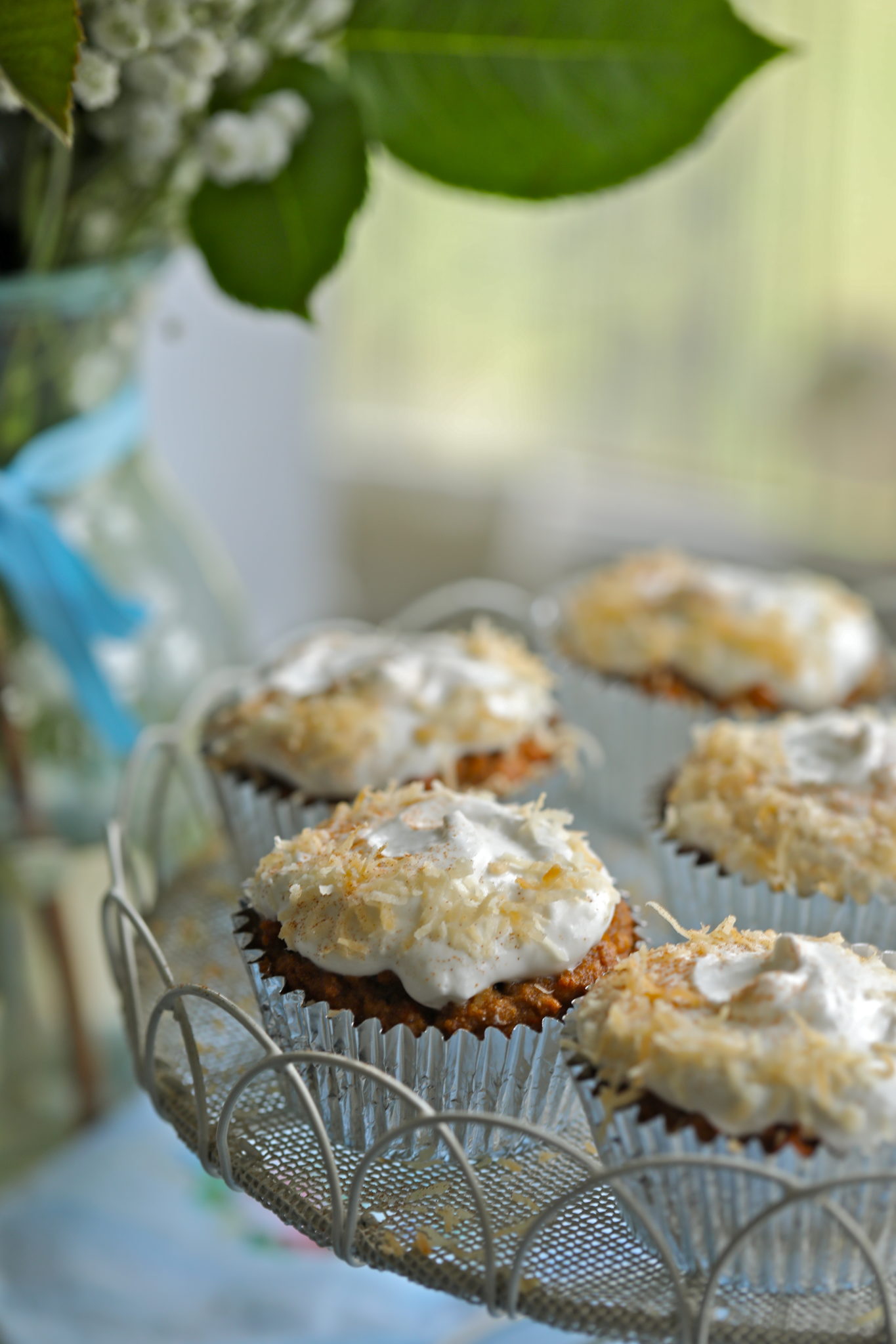 GlutenFree Carrot Cake Cupcakes Recipe (Refined Sugar Free)