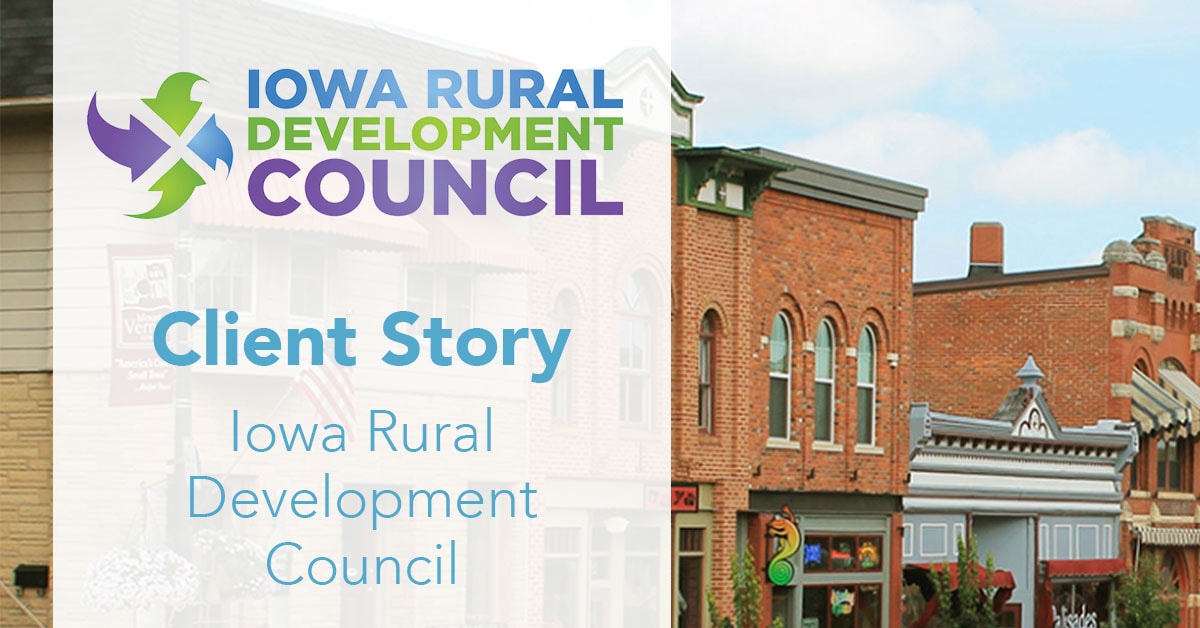 Client Story Iowa Rural Development Council Big Imprint  Design Iowa
