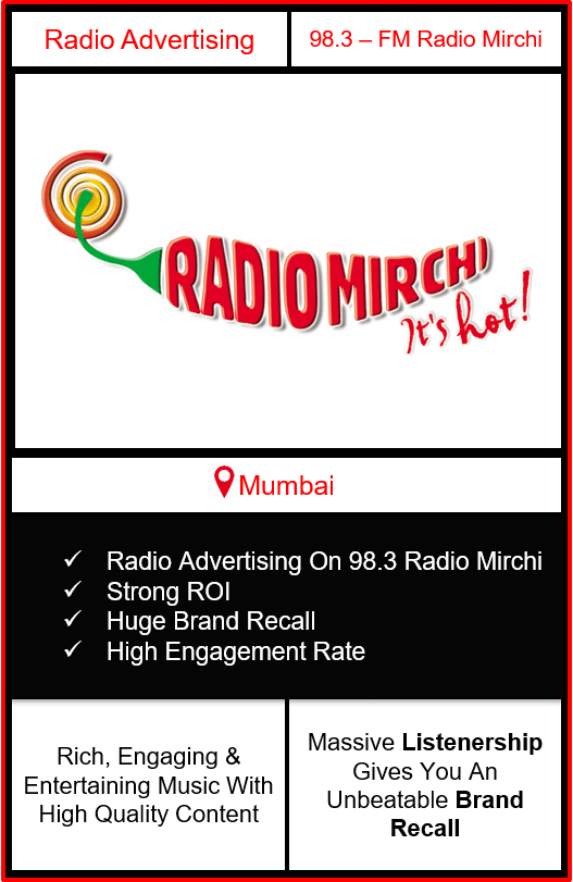 Radio Mirchi Advertising In Mumbai Radio Advertising In Mumbai