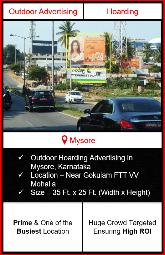 Outdoor Hoarding Branding In Mysore Outdoor Advertising In Mysore