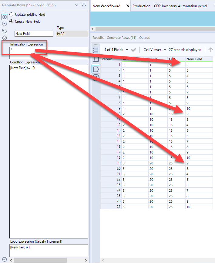 How to Use the Alteryx Generate Rows Tool » The Analytics Corner