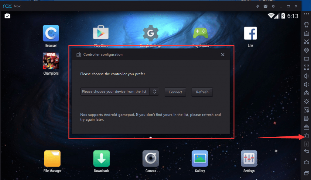How to connect your controller/gamepad to Nox App Player