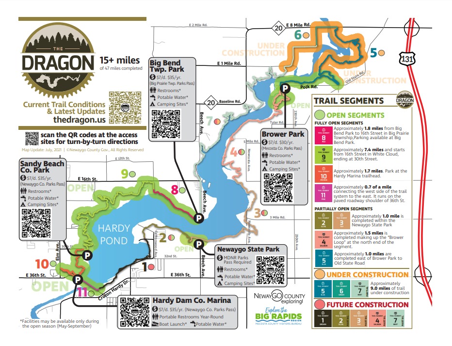 Michigan's Dragon Trail Mecosta County Visitors Bureau