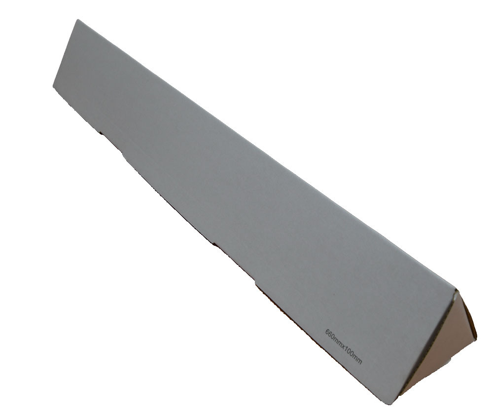 660mm Triangle Tube 100mm Sides Big Red Packaging