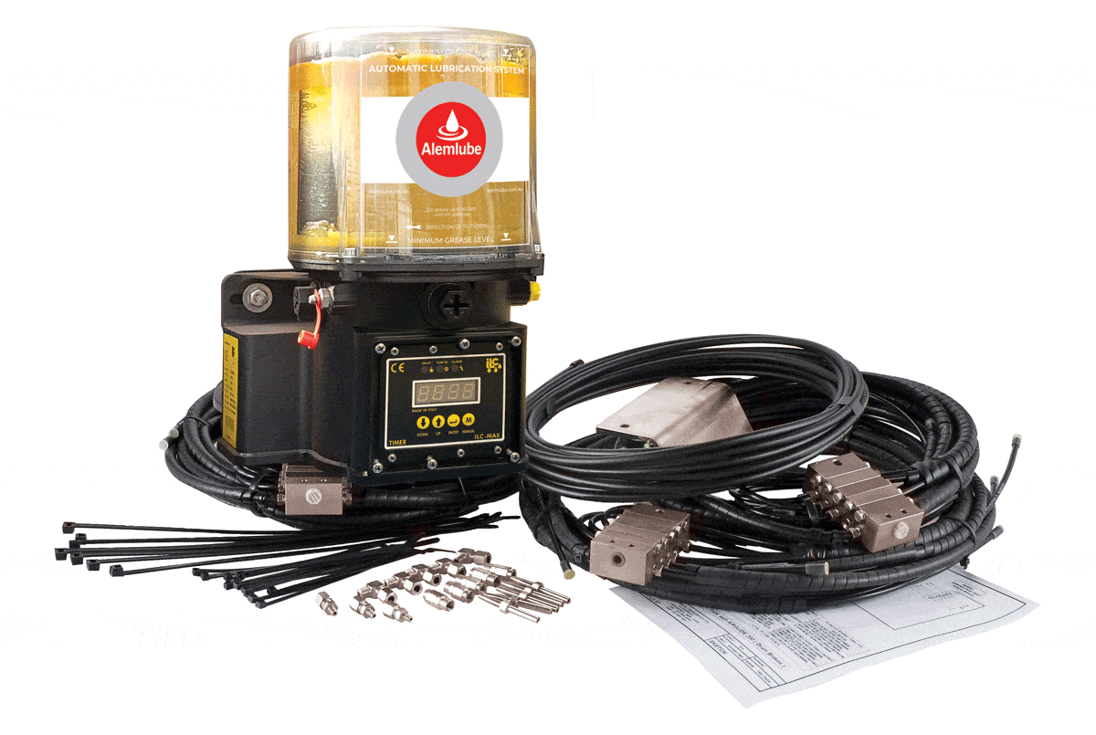 Alemlube's Automatic Grease Lubrication System Big Rigs