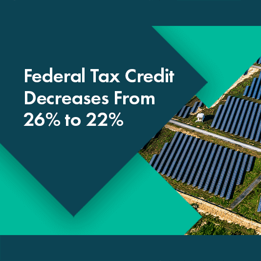 Two Months Away From the Federal Solar Tax Credit Decrease Deadline