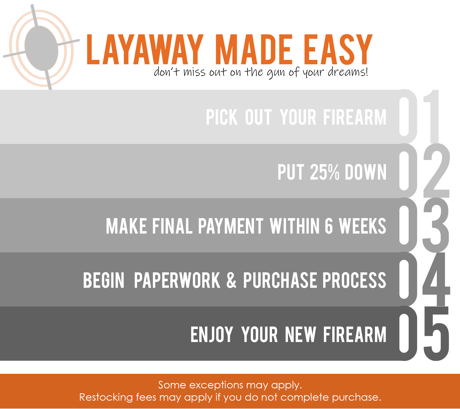 Layaway Program bigshotsrange