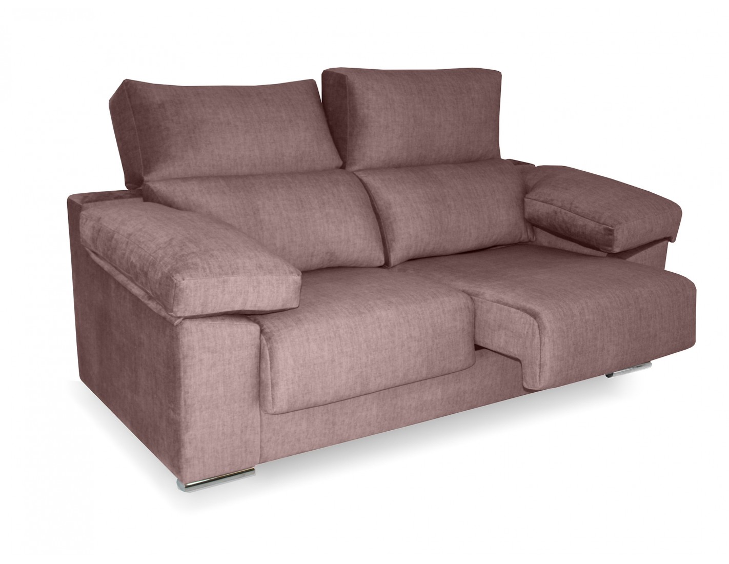 Conjunto sofás 3 + 2 plazas extraíbles y reclinables modelo Puglia