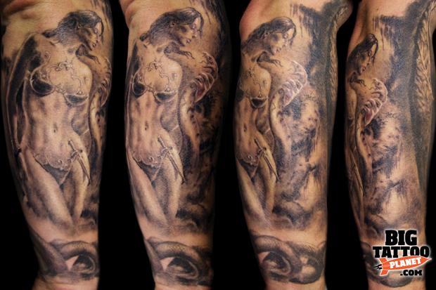 Caesar Tattoo - Biomechanical Tattoo | Big Tattoo Planet 413_x_620_jpg
