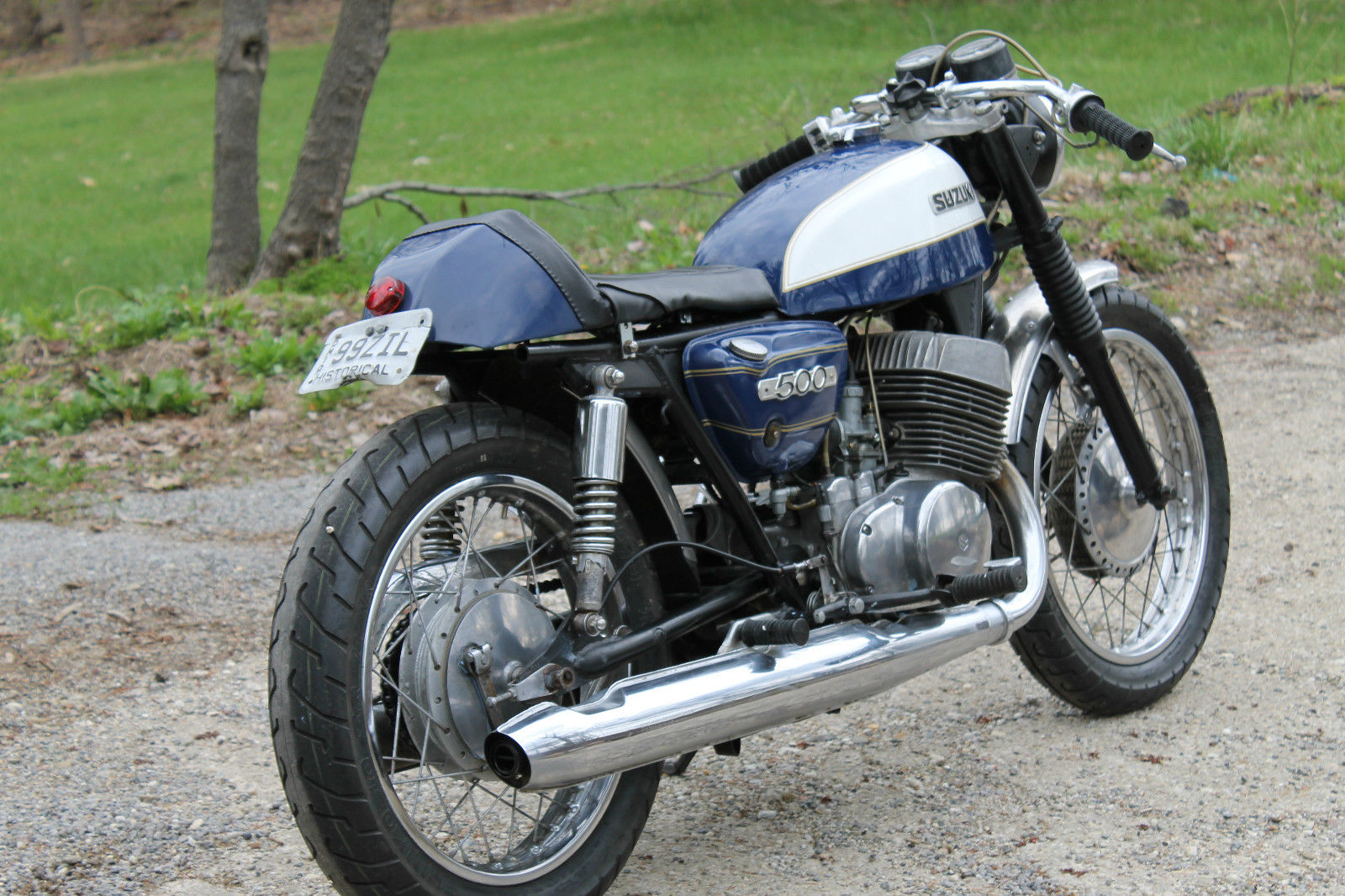 1971 Suzuki T500 Cafe Racer Bike Urious