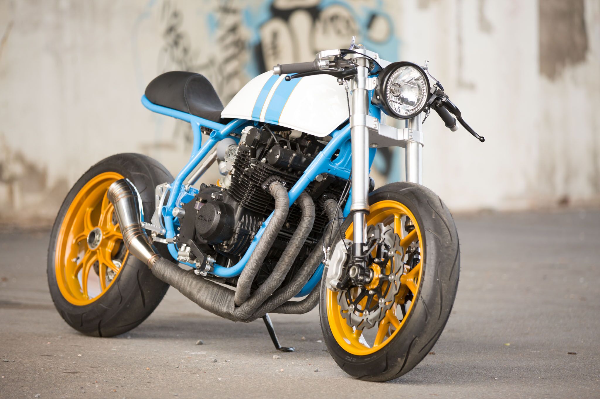 Suzuki GS750 "Zucati" by Justin Page - BikeBound (2048 x 1365 Pixel)