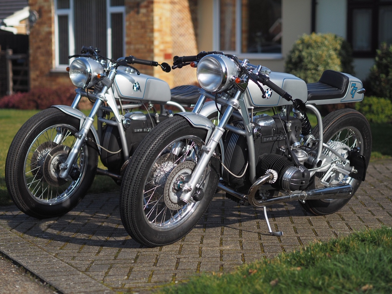 Silver Specials: Garage-Built BMW R75/7 Cafe Racers ... (1250 x 938 Pixel)