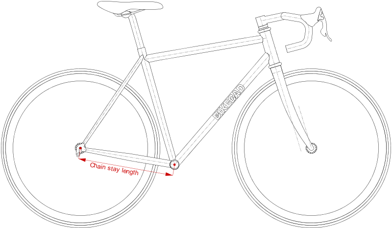Chain Stay Length www.bikecad.ca
