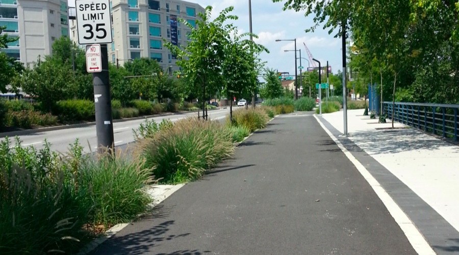 Bike Lanes Near Me Philadelphia’s Brand Spankin’ New Protected Bike Lane Bike Delaware Inc