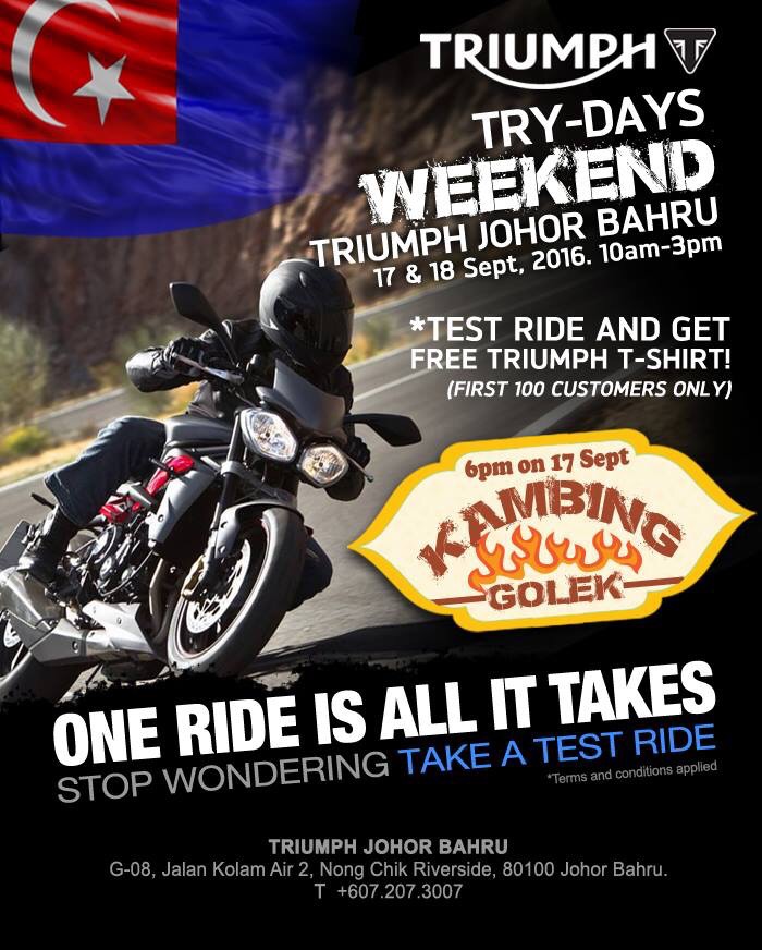 Triumph Motorcycles JB officially opens BikesRepublic