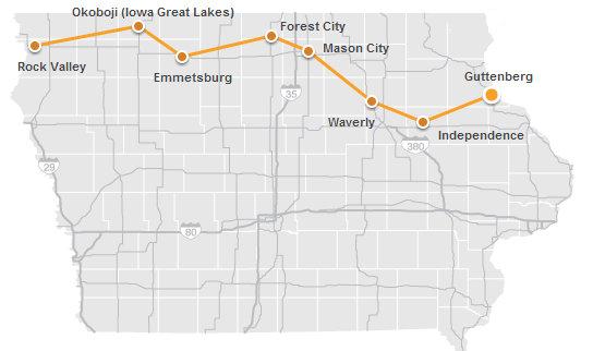 Ragbrai 2020 Route Map 2014 Ragbrai Route Announcement — Short And Flat – Biking Bis