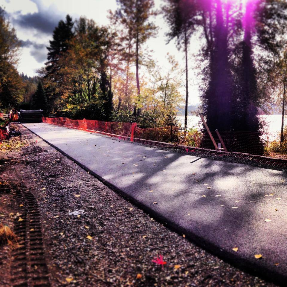Paving gets underway on East Lake Sammamish Trail; bicycling still 6