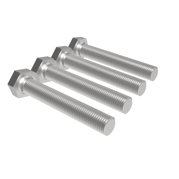 Four Pack Bolt m14 x 50 grade 8.8 zinc plated