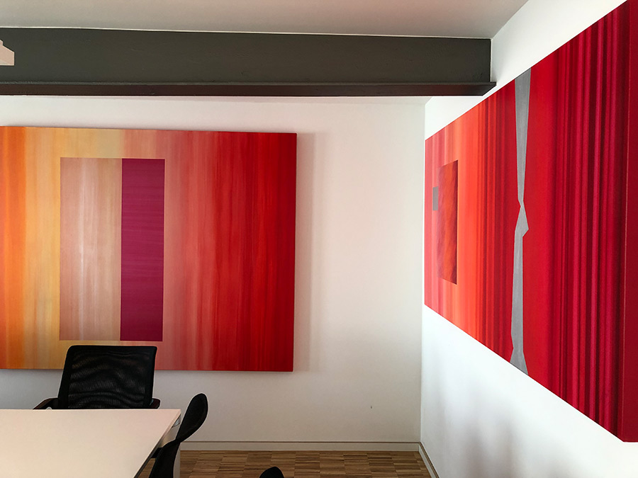 Handgemalte Akustikbilder von Artelli Design