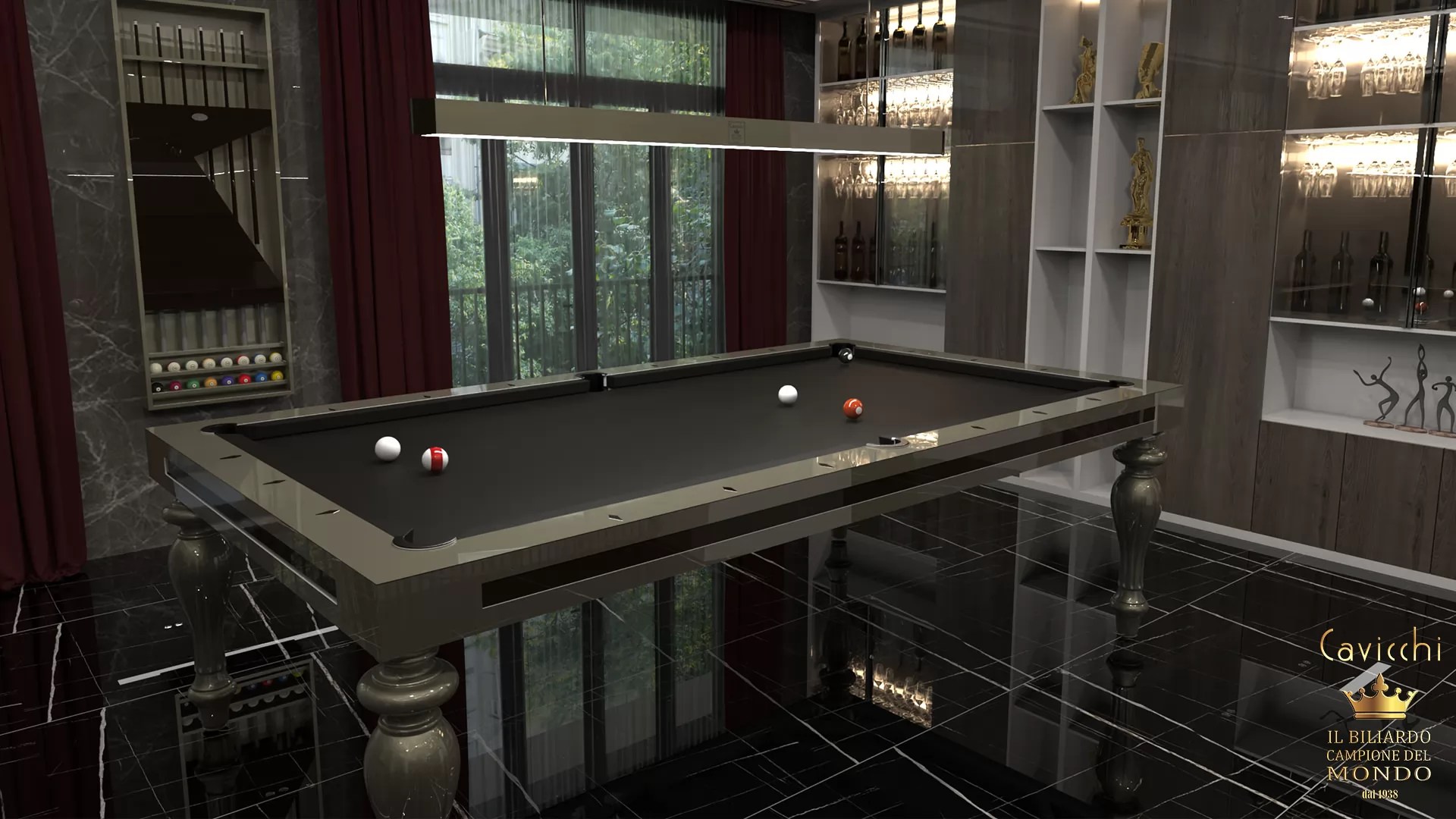 LION POOL TABLE Biliardi Cavicchi
