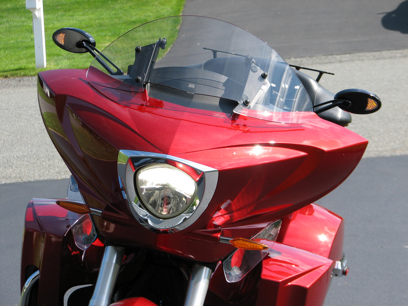 Adding Rivco LED Mirrors to a Victory Cross Country Motorcycle