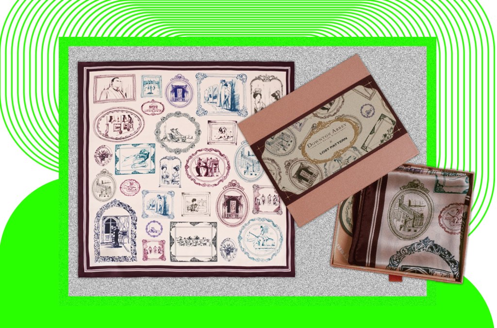 Mark the End of ‘Downton Abbey’ by Shopping This Lost Pattern x ‘Downton Abbey: The Grand Finale’ Silk Scarf