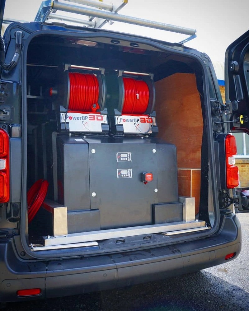 Van Mounted Window Cleaning System Pure Water Window Cleaning