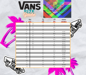 Vans Shoe Size Charts | Men's Vans Size Chart | Womens Vans Size Chart