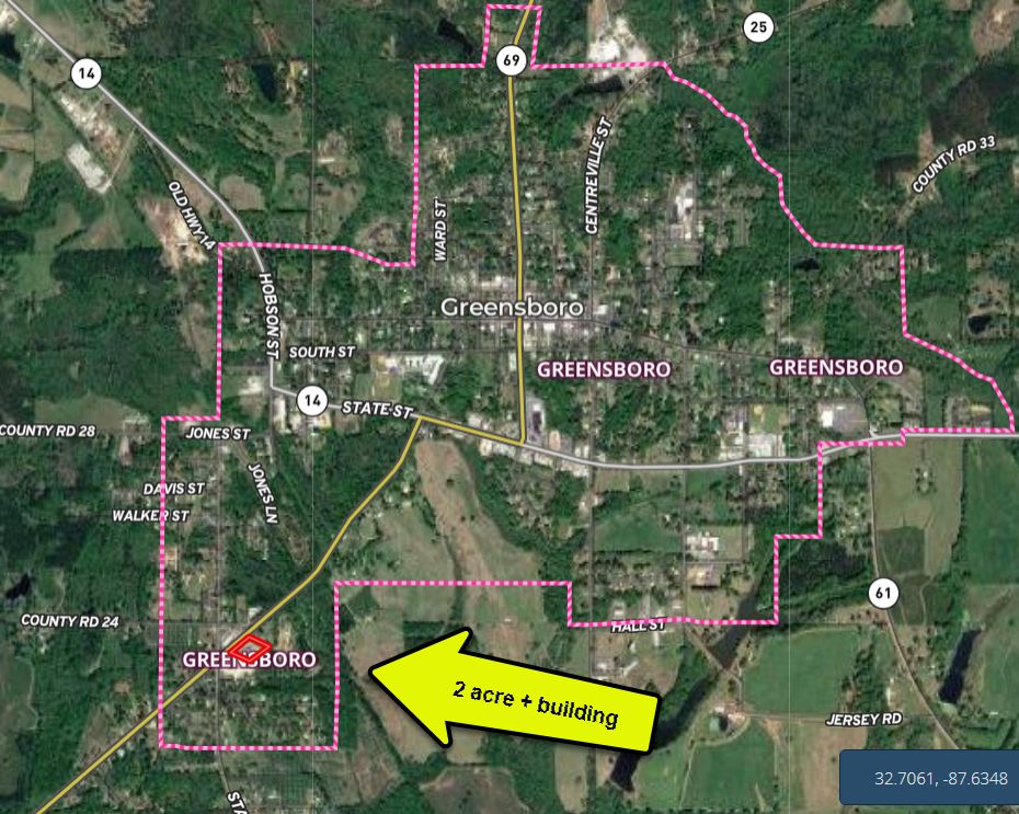 Greensboro Commercial Building = 2acre lot Bill Mackey